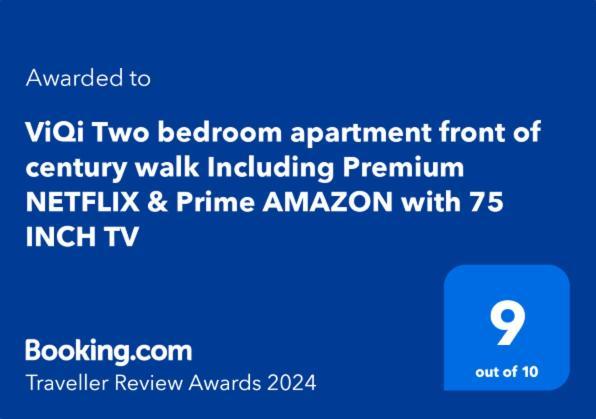 Viqi Two Bedroom Apartment Front Of Century Walk Including Premium Netflix & Prime Amazon With 75 Inch Tv Ґлен-Вейверлі Екстер'єр фото